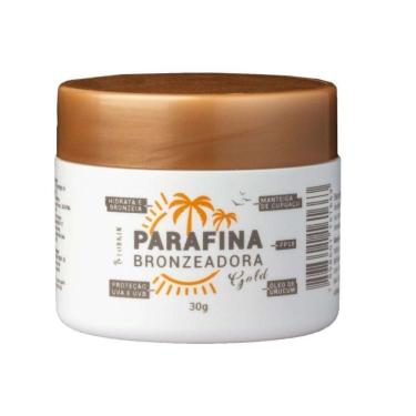 Imagem de Kit Parafina Bronzeadora Gold 30g E Biq De Fita Amarelo Neon