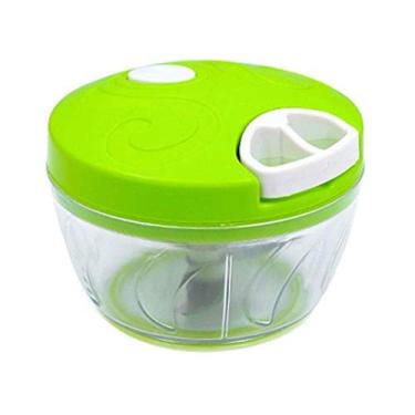 Imagem de Mini Processador Alimentos Manual Triturador Alho Legumes Vd
