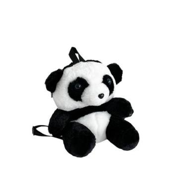 Imagem de Bolsa mensageiro Pandas Cute Plush Anime Shoulder Kids Min - Yiweisai