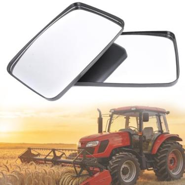 Imagem de Slakerbe 3F260-53342 3F26053342 2 espelho retrovisor, espelho de trator de substituição compatível com Kubota L4240HSTC L5740HSTC M100XDC M110XDC M4900DT M6800SDT M8540DHC ME8200DHC 3000 horas SDCC