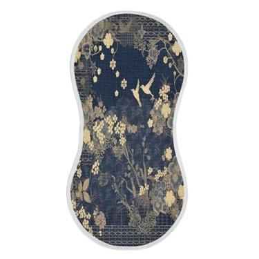 Imagem de xigua Conjunto de 1 panos de musselina estilo japonês para arrotar bebês, panos super macios e absorventes, roupas de arroto de algodão, presente de chá para recém-nascidos, bebês meninas e meninos