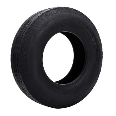 Imagem de Zhjvihx Pneu de Reboque 4.80-8, Pneu Sem Câmara de Ar à Prova de Furos Com Design Robusto e Padrão de Piso, para Reboques de Viagem, Campistas, Reboques Utilitários de Carga, Barcos,