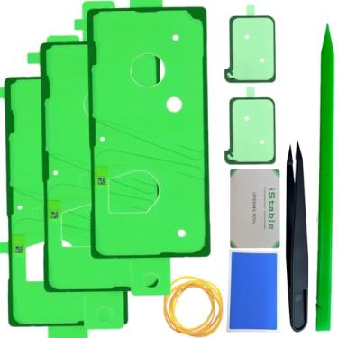 Imagem de iStable Capa traseira cola para Samsung Galaxy Note 20 Ultra substituição fita adesiva para tampa de bateria, kit de reparo de fita adesiva dupla face pré-fabricada SM-N985F/DS, SM-N986B/DS (3 peças)