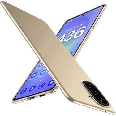 Imagem de Gxmeuie Capa ultrafina para Samsung Galaxy A36 5G, toque sedoso e material anti-impressão digital, capa protetora rígida fina de policarbonato fosco antiarranhões à prova de choque para Samsung A36 5G