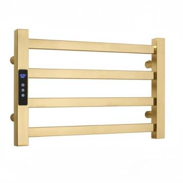 Imagem de Toalheiro Elétrico Aço Inox Térmico Display Digital 30x45 - Fino Inox,