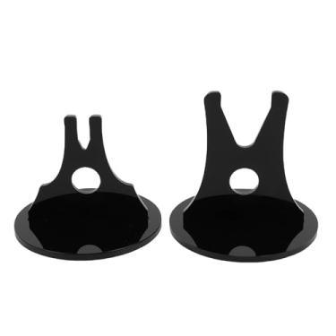 Imagem de SUNGOOYUE Suporte de Exibição de Espada Curta, Suporte de Espada de Mesa de Acrílico Com Almofadas Antiderrapantes, para Lâmina Longa e Curta de Samurai Wakizashi Tanto (BLACK)