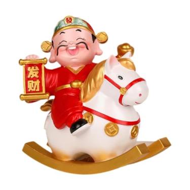 Imagem de KiBcsLic Miniatura de Cavalo em Resina, Escultura de Mesa, Enfeite para Estante, Decoração de Festa, a