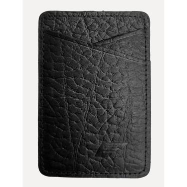 Imagem de Carteira Ellus Masculina Porta-Cartão Couro Preta-Masculino
