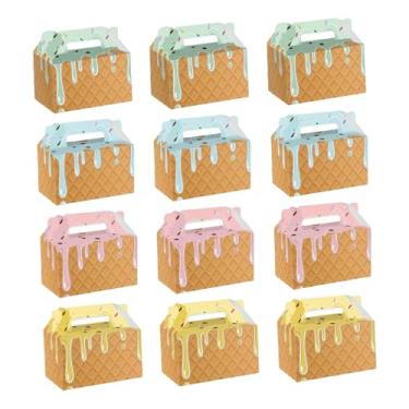 Imagem de Esquirla Conjunto de 12 Caixas de Presente para Doces e Guloseimas, Ideais para Embalagens Decorativas de Aniversários, Pedidos de Casamento, Formaturas e Dia