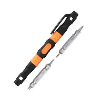 Imagem de Fabater Chave de Fenda Em Formato de Caneta, Conjunto de Chave de Fenda Multibit Com Pontas de Aço CrMo para Relógio de óculos, Conserto de Eletrônicos de Joias de Computador (JM-8155)