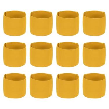 Imagem de YELARXI Braçadeira de Capitão de Futebol, Pulseiras Elásticas Ajustáveis para Jogador Líder de Equipe Crachá Antiderrapante Acessórios Esportivos - Adequado para (Adulto/Juvenil-Futebol) 12 Peças e