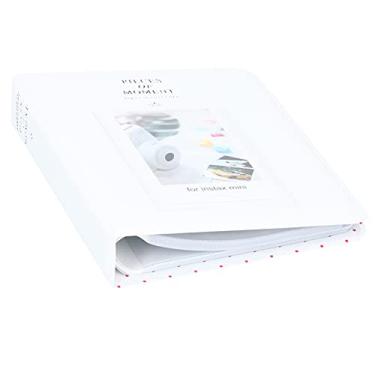 Imagem de GLOGLOW e Acessórios Mini 9, 64 Bolsos, Material de PVC, 3 Polegadas, Design Compacto, 5,5x4,3x1,0 Polegadas Mini álbum de Fotos para Nan (Branco)