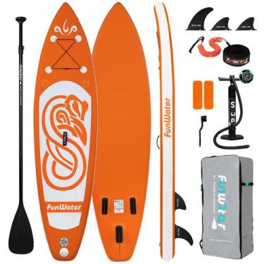 Imagem de Tabla de Paddle Inflable Stand Up FunWater SUP 10'x31''x6''