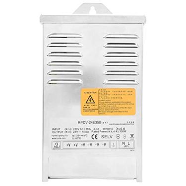 Imagem de Fonte de alimentação de comutação LED à prova de chuva ao ar livre liga de alumínio de alta potência 400W 350W 12V 24V DC para iluminação de engenharia de publicidade (RPDV-24E350 24V)