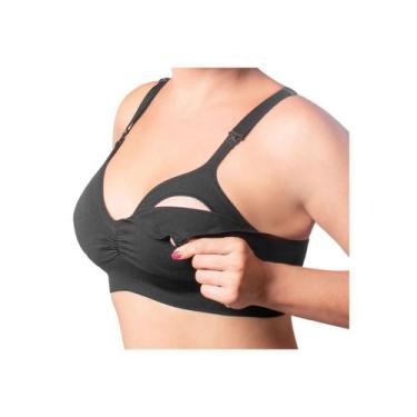 Imagem de Sutiã Amamentação Antimicrobial Toque Sedoso Lupo, M, Preto