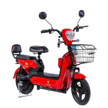 Imagem de Bicicleta Elétrica Turbo 500w Recarregável 48v Smartway, Vermelho