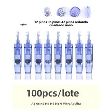 Imagem de Agulhas Dermapen De 36 Pinos, 100 Unidades, Para Rejuvenescimento Da P