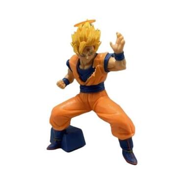 Imagem de Estátua De Figura De Anime Super Saiyan Goku Com Halo E Majin Vegeta P