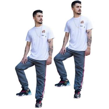 Imagem de Kit 2 Calças Masc Adulto Tactel Ref273 Inverno - FR, 2 cinza escuro, P