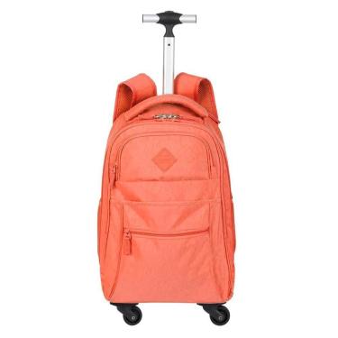 Imagem de Mochila Sestini 4 Rodas Rolling Crinkle 34 Litros Apricot-Unissex