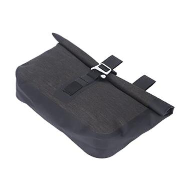 Imagem de SPYMINNPOO Bolsa para Guiador de Bicicleta Cesta de Armazenamento de Estrutura Frontal à Prova D'água para Ciclismo, Caminhada, Acampamento, Material TPU Resistente Ao Desgaste, Adequado para Lazer,