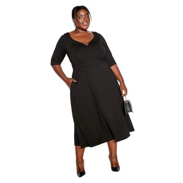 Imagem de City Chic Women's Apparel Vestido City Chic Plus Size Cute Girl E/S, Preto, 24 Plus