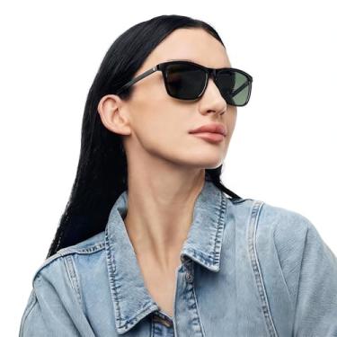 Imagem de Óculos de sol polarizados para homens e mulheres com proteção UV para dirigir, pescar, viajar, Verde