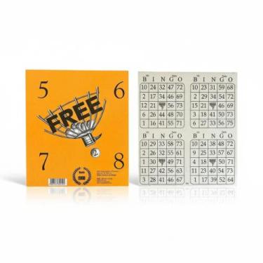 Imagem de Bloco para Bingo Jornal Bingão 4X1 - 100 Folhas (pacote com 9 Unidades