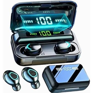 Imagem de Fone de Ouvido Bluetooth Sem Fio TWS 5.3 com Microfone, Cancelamento de Ruído, Headset Intra-Auricular True Wireless