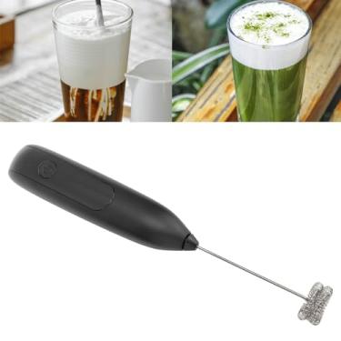 Imagem de Batedor de Leite Elétrico Totalmente Automático Sem Fio com Base Carregamento para Cozinha Residencial Bolo Café Ovos Mistura Bebidas