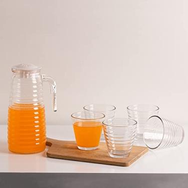 Imagem de CONJUNTO DE JARRA 1L COM 6 COPOS 250ML ÁGUA SUCO