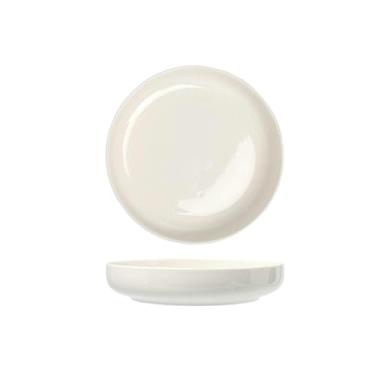 Imagem de Esmalte minimalista de cerâmica requintado prato profundo requintado retro talheres para uso doméstico -20 cm