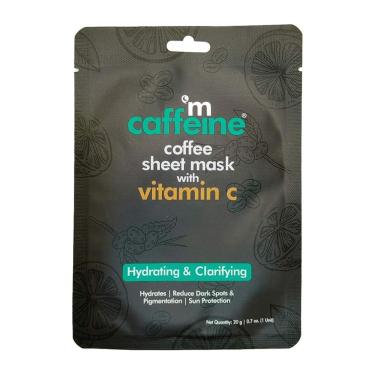 Imagem de Mascarilla facial en hoja mCaffeine de café con vitamina C y ácido hialurónico - 1 unidad