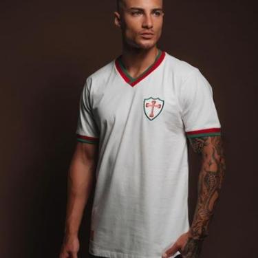 Imagem de Camisa Portuguesa Retrô 1965 Branca Masculina-Masculino