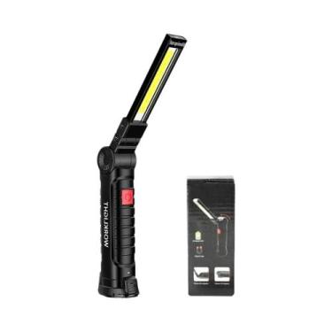 Imagem de Lanterna De Trabalho LED COB Recarregável, Lanterna Magnética Super Br