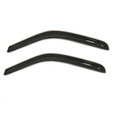 Imagem de Deebior 2 peças de proteção de chuva de janela estilo montagem externa durável defletores de vento laterais fumê escuro viseira de janela de ventilação adequada para Chevrolet 2000-2006 Monte Carlo