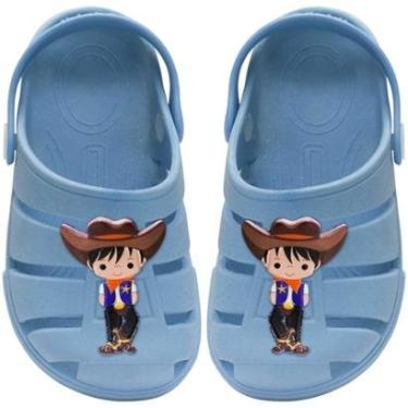 Imagem de Sandalia Babuche Masculino Nº 19ao28 Infantil Cowboy 12.115-Masculino