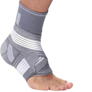 Imagem de Tornozeleira De Compressão Ortopédica Esportiva Estabilizador Para Tornozelo Futebol Unissex-Unissex