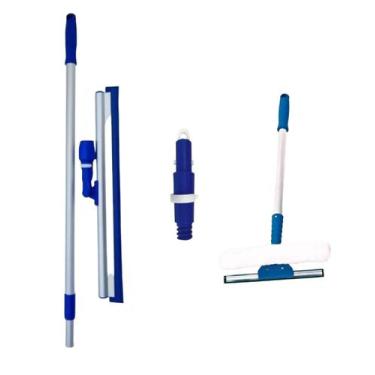 Imagem de KIT 1 Rodo Twister + 1 Rodo Com Cabo 50 Cm + 1 Ponteira - Bralimpia