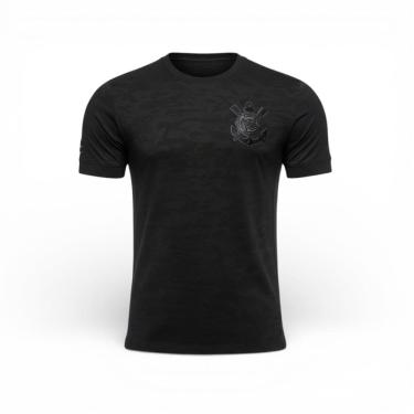 Imagem de Camiseta Corinthians Dry Jacquard Oficial Logo Tpu Em Gel