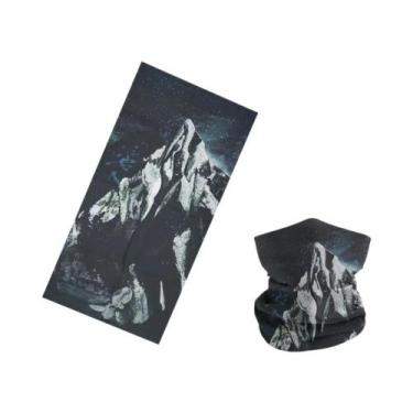 Imagem de Bandana De Ciclismo Unissex Com Estampa De Estrelas, Sem Costura, Prot