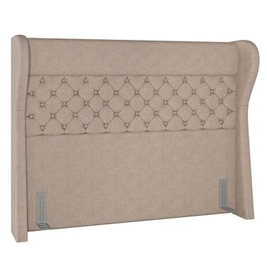Imagem de Cabeceira Cama Box Casal Queen 160cm Trinidad P02 Linho Areia - Mpozenato
