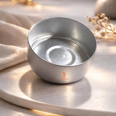 Imagem de Base de Alumínio para Velas Rechaud Lamparina 36mm latinhas para lembr