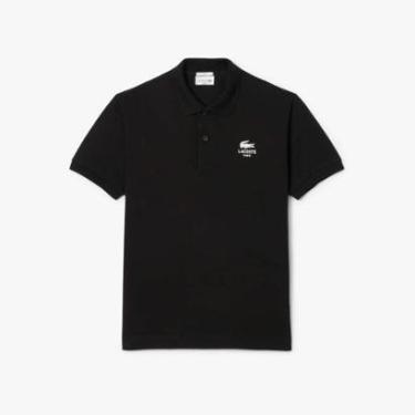 Imagem de Camisa Polo Lacoste L.12.12 Clássico Fit com Estampa Assinatura Masculina-Masculino
