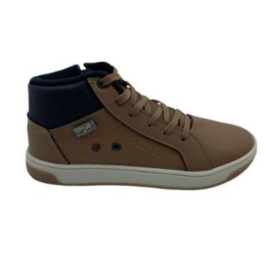 Imagem de Bota Kidy Menino Casual 360° Anatômica Marrom 110386 - Caramelo 31-Masculino