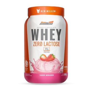 Imagem de Whey Zero Lactose - 900g Morango - New Millen-Unissex