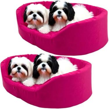 Imagem de 2x Cama Europa Pet Médio para Cachorros Gatos com Almofada - Supri Pet