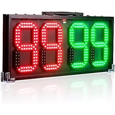 Imagem de Placa De Substituição De Árbitro De Futebol LED, Equipamento De Jogo De Futebol, Placas Eletrônicas De Exibição De Tempo De Lesão Mude O Jogador De Futebol, 60 Cm À Prova D'água, Bateria Embutida,