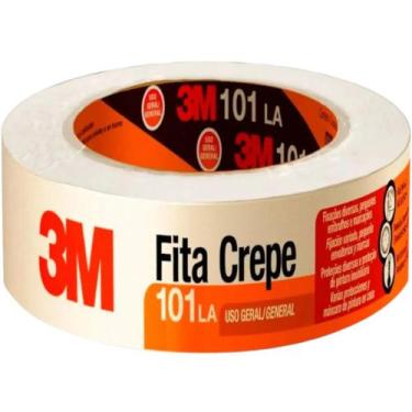 Imagem de Fita crepe adesiva para uso geral 48 mm x 50 m - 101 LA - 3M