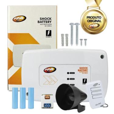 Imagem de Kit Central Cerca Elétrica Shock Com Bateria PPA GCP e Sirene